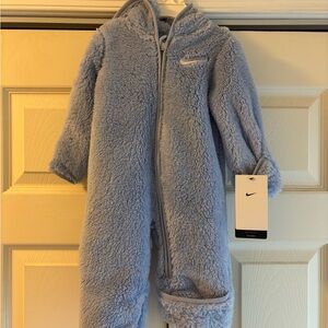 NWT Nike Hooded Sherpa Baby Coverall - 6M,